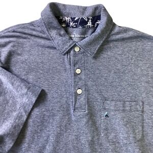 Tailor Vintage Mens Gray Airotec Performance Polo Shirt Short Sleeve Large L